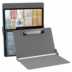 WhiteCoat Clipboard® - Silver Critical Care Edition